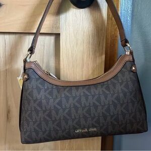 Michael Kors Signature Brown Shoulder Bag